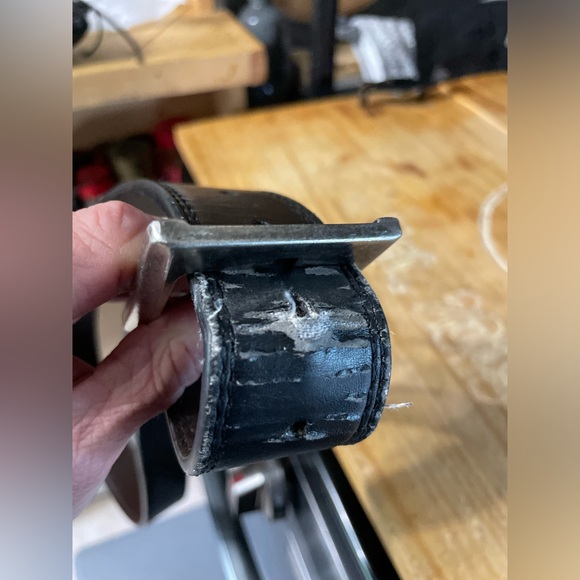 Dickies 2in1 REVERSIBLE Belt, Black and Brown, Size 38 - Picture 13 of 14